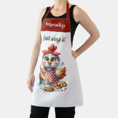 Schattigee Chicken Baking Cookies Keuken Quote Schort (Insitu)
