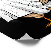 Schattigee Chicken Boo Happy Halloween Kostuum Man Poster (Hoek)
