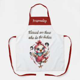 Schattigee Chicken Cooking Funny Kitchen Quote Schort