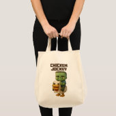 Schattigee Chicken Jockey Canvas tas Baby Rijden o (Voorkant (product))