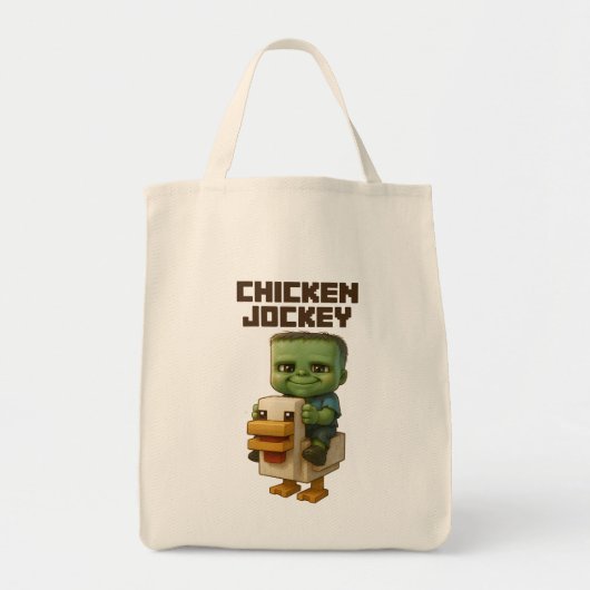 Schattigee Chicken Jockey Canvas tas Baby Rijden o (Voorkant)
