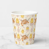 Schattigee Chicks & Eggs Party Papieren Bekers (Links)