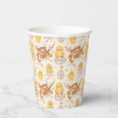 Schattigee Chicks & Eggs Party Papieren Bekers (Rechts)