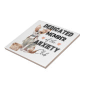 Schattigee Chihuahua Angst Quote Grappige Humor Tegeltje (Zijkant)