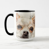Schattigee Chihuahua Dog Moeder Wrap Mok (Links)
