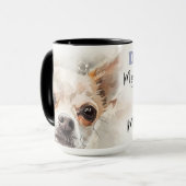 Schattigee Chihuahua Dog Moeder Wrap Mok (Voorkant links)
