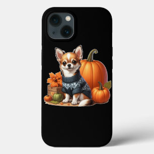 Schattigee Chihuahua in Trui met Pompoenen Case-Mate iPhone Case