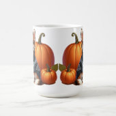 Schattigee Chihuahua in Trui met Pompoenen Koffiemok (Center)