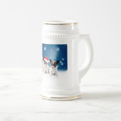 Schattigee Chihuahua Puppies met Santa Hat Christm Bierpul (Voorkant rechts)