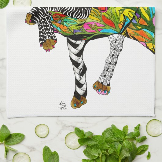 Schattigee Chihuahua Puppy Keukenhanddoek (Gevouwen)