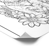 Schattigee Chihuahua Puppy Kleurplaat Poster (Hoek)