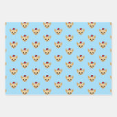 Schattigee Chihuahua Santa Hat Inpakpapier Vel (Voorkant 3)