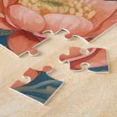 Schattigee Chihuahua William Morris geïnspireerd F Legpuzzel (Zijkant)