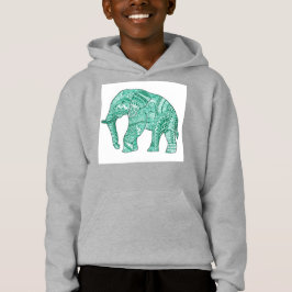 Schattigee Children's Patterned Elephant Pullover 