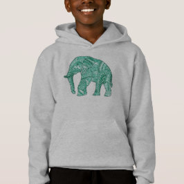 Schattigee Children's Patterned Elephant Pullover 