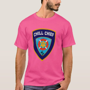 Schattigee CHILL CHIEF Beach Vakantie Squad Chilli T-shirt