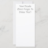 SCHATTIGEE CHIMPANSEE KAART (Achterkant)