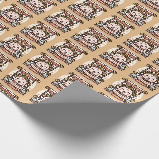 SCHATTIGEE CHINESE GOD VAN RIJKDOM CADEAUPAPIER (Hoek)