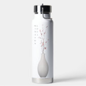 Schattigee Chinese kersenbloesem vaas gepersonalis Waterfles (Links)