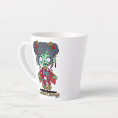Schattigee Chinese zombie Latte Mok (Linkerhoek)