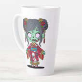 Schattigee Chinese zombie Latte Mok (Linkerhoek)