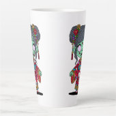 Schattigee Chinese zombie Latte Mok (Voorkant)