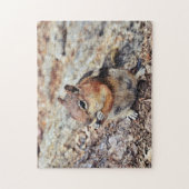 Schattigee Chipmunk Dierlijke Natuur Puzzel Legpuzzel (Verticaal)