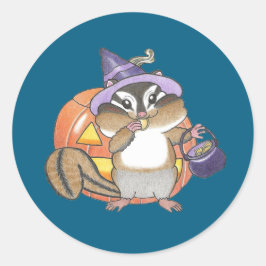 Schattigee Chipmunk Halloween Sticker