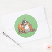Schattigee Chipmunk Pumpkin Sticker (Envelop)