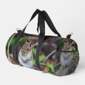 Schattigee Chipmunk Wildlife Dier Gepersonaliseerd Plunjezak (Rechterhoek)