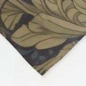 Schattigee Chipmunk William Morris Geïnspireerd Bl Fleece Deken (Hoek)