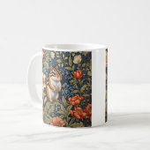 Schattigee Chipmunk William Morris Geïnspireerd Bl Koffiemok (Voorkant links)