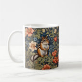 Schattigee Chipmunk William Morris Geïnspireerd Bl Koffiemok (Links)