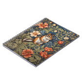 Schattigee Chipmunk William Morris Geïnspireerd Bl Notitieboek (Linkerzijde)