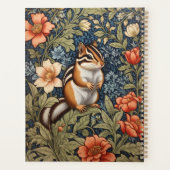 Schattigee Chipmunk William Morris Geïnspireerd Bl Planner (Achterkant)