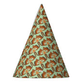 Schattigee Chipmunks Fall Wedding Patterned Feesthoedjes (Links)