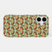 Schattigee Chipmunks Fall Wedding Patterned iPhone 16 Hoesje (Achterkant horizontaal)