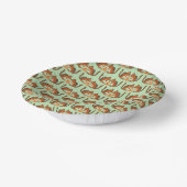 Schattigee Chipmunks Fall Wedding Patterned Papieren Kommen (Gebogen)