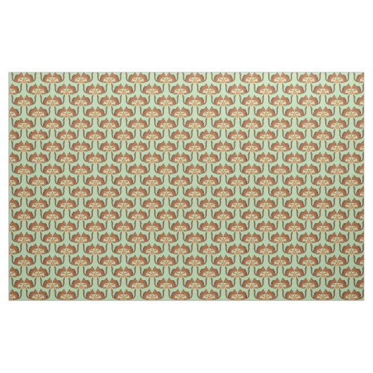 Schattigee Chipmunks Fall Wedding Patterned Stof (Yard (91,4 cm))