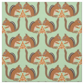 Schattigee Chipmunks Fall Wedding Patterned Stof (Swatch)