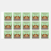 Schattigee Chipmunks Herfst bruiloft Custom Labels (Vel)