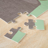 Schattigee Chipmunks Herfst bruiloft Custom Legpuzzel (Zijkant)