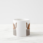 Schattigee Chipmunks herfstbruiloft Espresso Kop (Voorkant)