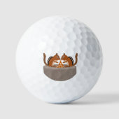 Schattigee Chipmunks herfstbruiloft Golfballen (Voorkant)