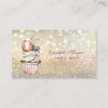 Schattigee chique elegante bokeh macaroon cupcake