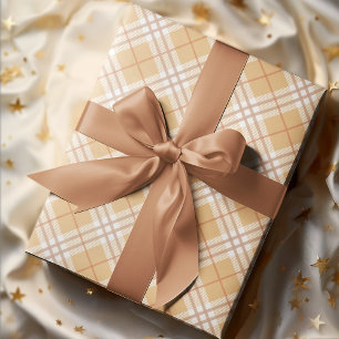 Schattigee chique Herfst herfst Tartan Plaid Cadeaupapier