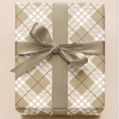 Schattigee chique Herfst herfst Tartan Plaid Cadeaupapier