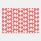 Schattigee chique meisje roze satijn esthetische b inpakpapier vel (Voorkant 3)