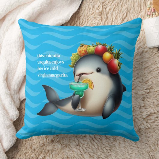 Schattigee Chiquita Vaquita Genieten van een Virgi Kussen (Deken)