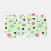 Schattigee Chocolade aardbei donuts patroon Verjaa Bedankdoosjes (Uitgevouwen)